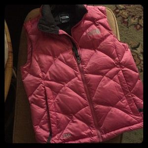 Pink NorthFace Puffer Vest Size S